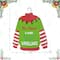 Glitzhome® 13.25" Christmas Elf Sweater Sign Door Hanger